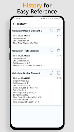 Double Discount Calculator Screenshot 3