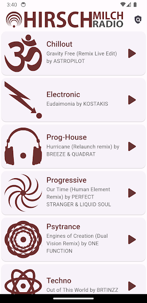 Hirschmilch Radio Screenshot 0