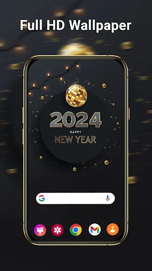 Happy Year 2024 Wallpaper Screenshot 1