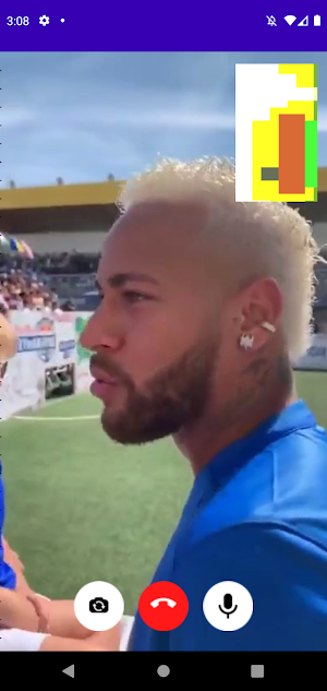 Neymar Fake Chat & Video Call Screenshot 1