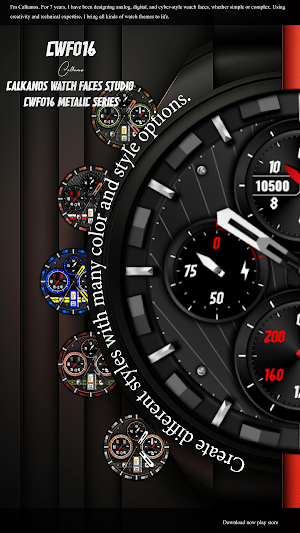 CWF016 Raptor X Watch Face Screenshot 1
