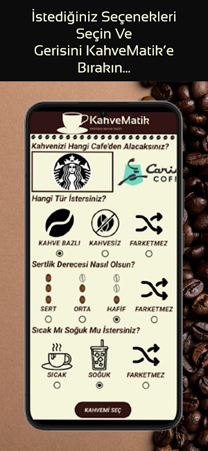 KahveMatik - Random Kahve Seç Screenshot 2