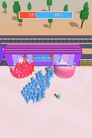 Crowd Train 3ِD Screenshot 0