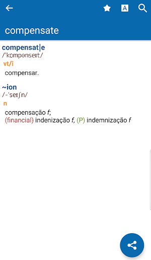 Oxford Portuguese Dictionary Screenshot 0