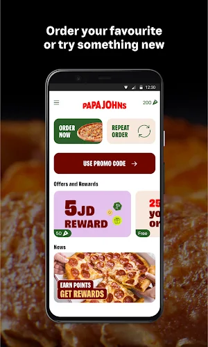 Papa Johns Pizza Jordan Screenshot 1