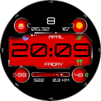 Black colors Watch Face