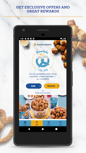 Auntie Anne's Pretzel Perks Screenshot 1