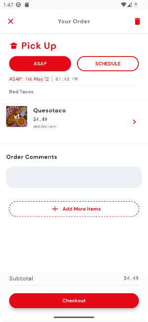 Red Tacos Screenshot 2