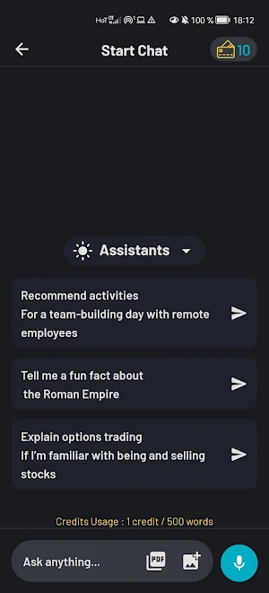 AiAssist AI Assistant chatgpt Screenshot 0
