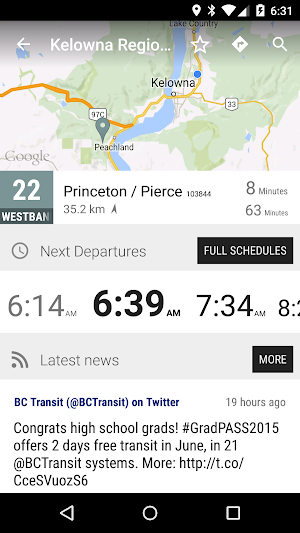 Kelowna Regional Transit System Bus - MonTransit Screenshot 1