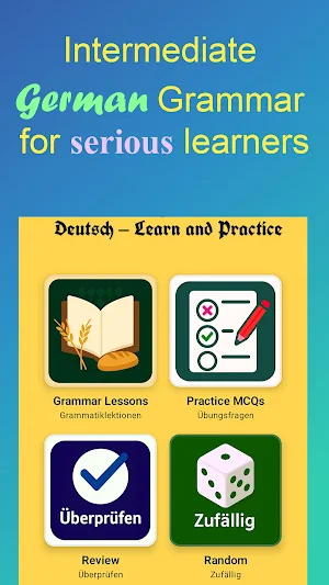 German Grammar - Intermediate Screenshot 0