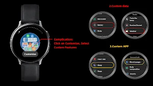 ZKin WatchFace Sunny Component Screenshot 2