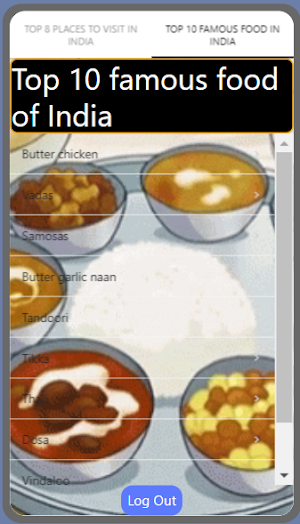 India Tourism App Screenshot 1