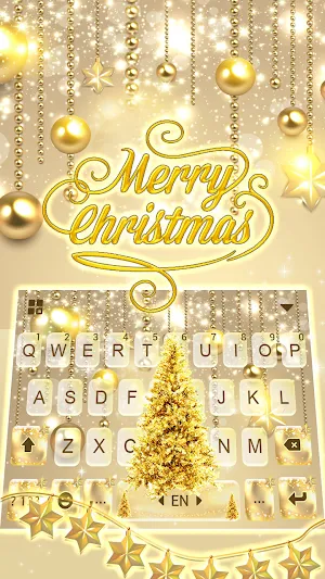 Gold Christmas Theme Screenshot 0