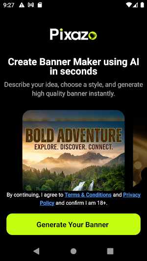 Banner Maker: AI Banner Design Screenshot 0