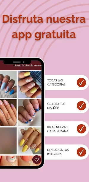 Ideas y diseño de uñas bonitas Screenshot 1