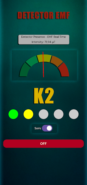 K2 Detector EMF - Real Time Screenshot 3