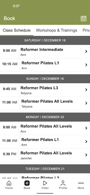Everbalance Yoga Barre Pilates Screenshot 1