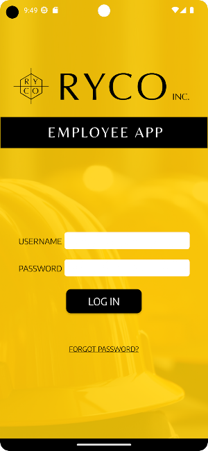 Ryco Inc. Employee App Screenshot 0
