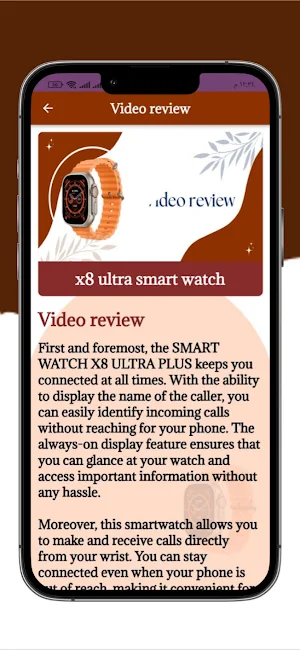 x8 ultra smart watch Guide Screenshot 2