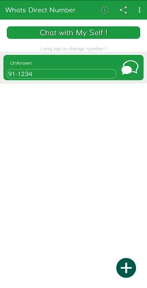 Whats Direct Number - whatsapp without save number Screenshot 1