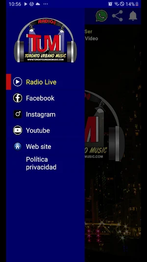 Toronto Urbano Music Radio Screenshot 2