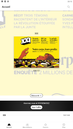 Revue XXI Screenshot 0