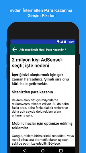 Evden İnternetten Para Kazanma Girişim Fikirleri Screenshot 2