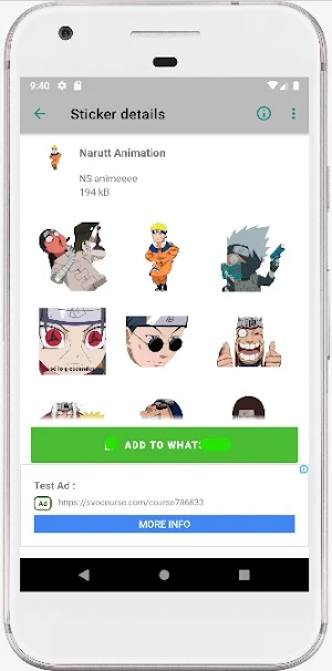 Stickers Game and Anime Screenshot 0