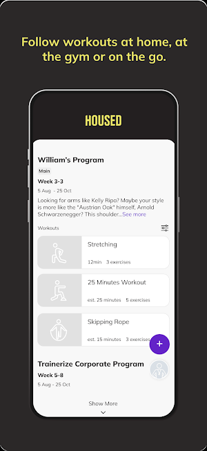 Housed Personal Training Screenshot 2