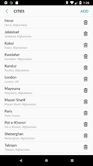 Afghanistan Weather Screenshot 3