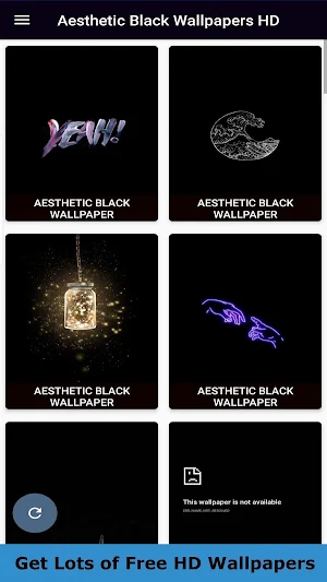 Aesthetic Black Wallpaper 4K Screenshot 0