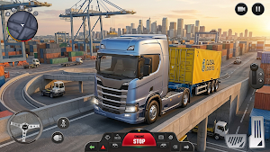 US Cargo Truck 3D Driving Game Screenshot 1
