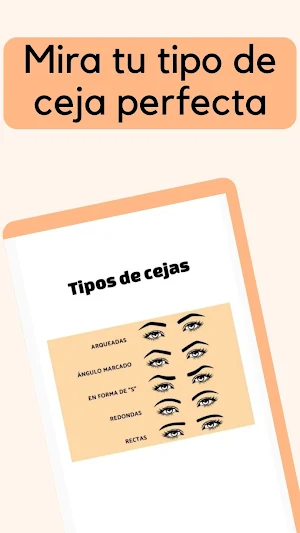 Diseña tus cejas paso a paso Screenshot 1