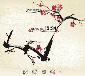 Japanese Style-Sumie Plum Screenshot 0
