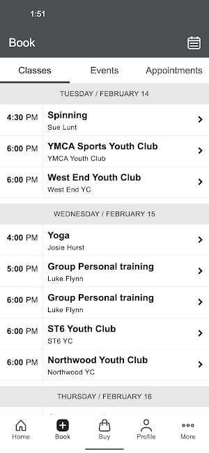 YMCA North Staffordshire Screenshot 1