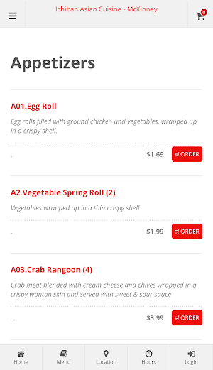 Ichiban Asian Cuisine McKinney Screenshot 1
