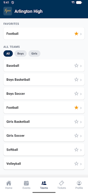 Arlington High Athletics Screenshot 3