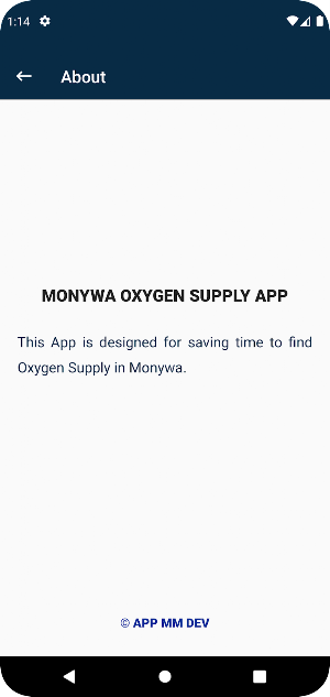 Monywa Oxygen Supply App Screenshot 3