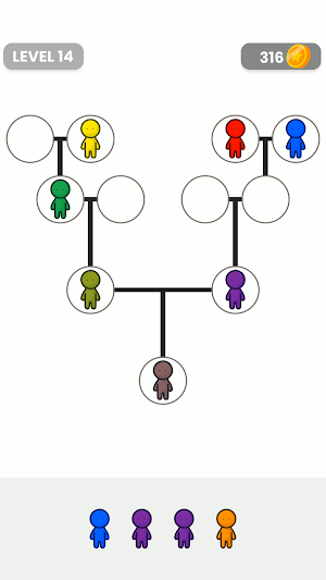 Colored Family Tree Screenshot 2