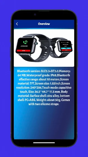 Joyroom FT5 Smart Watch Guide Screenshot 3