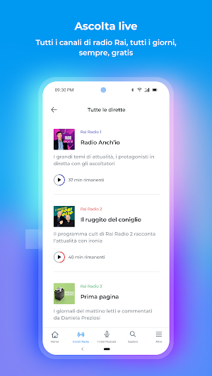 RaiPlay Sound TV Screenshot 3