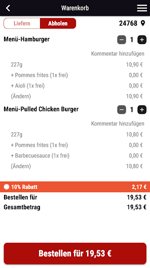 FoodZaady Screenshot 1