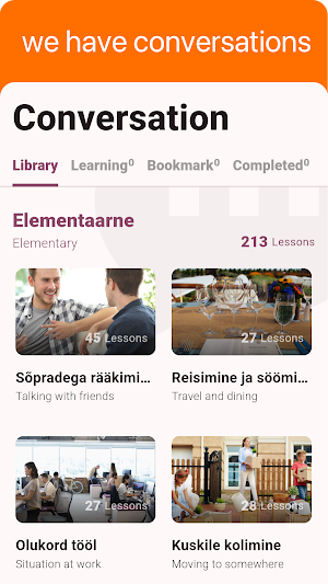 Estonian - Listening Speaking Screenshot 1