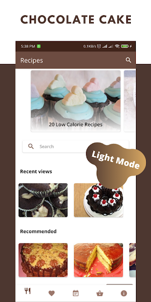 Chocolate Cake: Easy Chocolate Cake Recipe Offline Screenshot 0