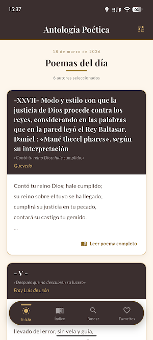 Poemario - Siglo de Oro Screenshot 0