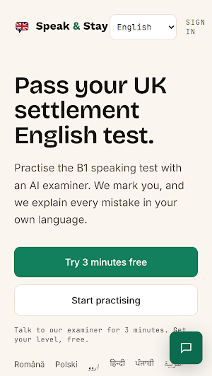 Speak & Stay: B1 English Test Screenshot 0