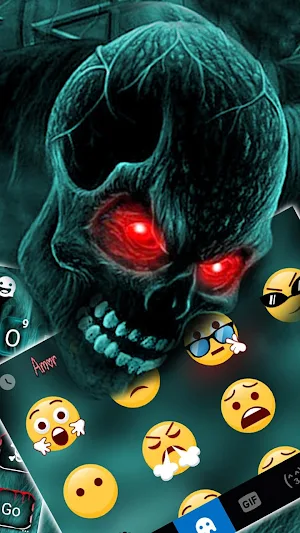 Zombie Skull Keyboard Screenshot 2