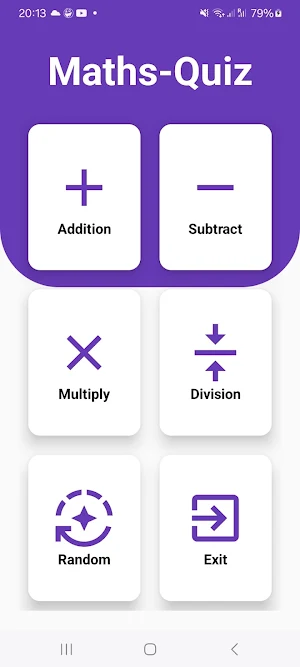 Math Quiz Game Screenshot 0