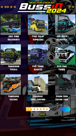 Mod Terlengkap Bussid 2024 Screenshot 2